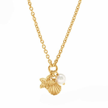 Sanibel Trio Charm Necklace-Julie Vos-Swag Designer Jewelry