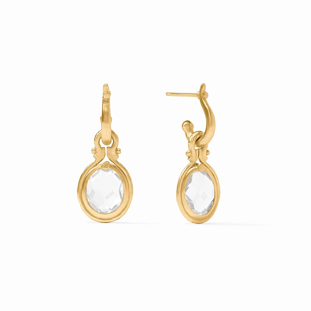 Saratoga Hoop and Charm Earrings