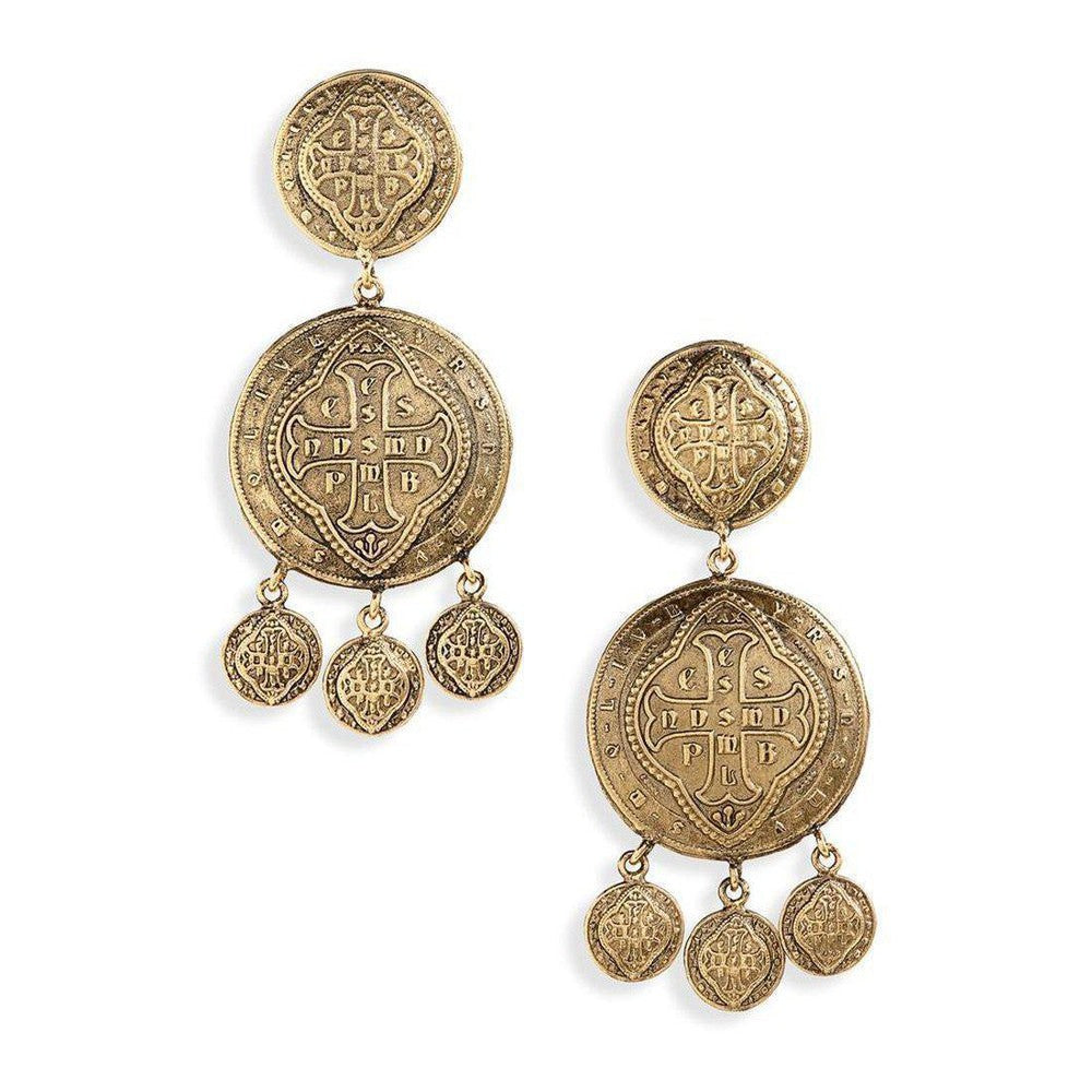 Sevilla Maja Earrings-Virgins Saints and Angels-Swag Designer Jewelry