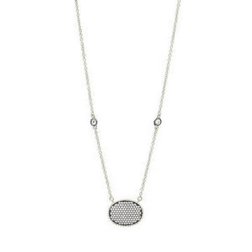 Signature Pave Oval Disc Pendant-Freida Rothman-Swag Designer Jewelry