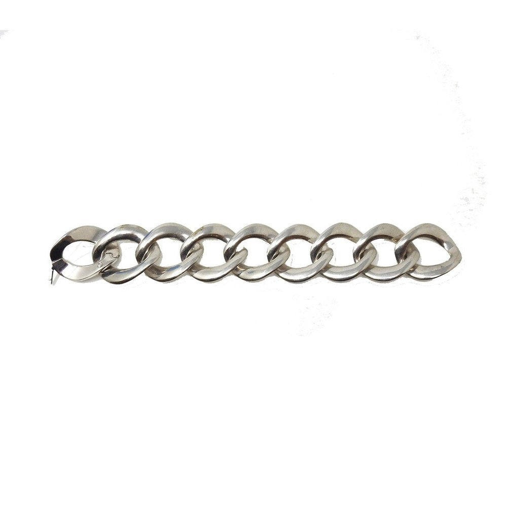 Silver Chain Link Bracelet-Robert Lee Morris Designs-Swag Designer Jewelry