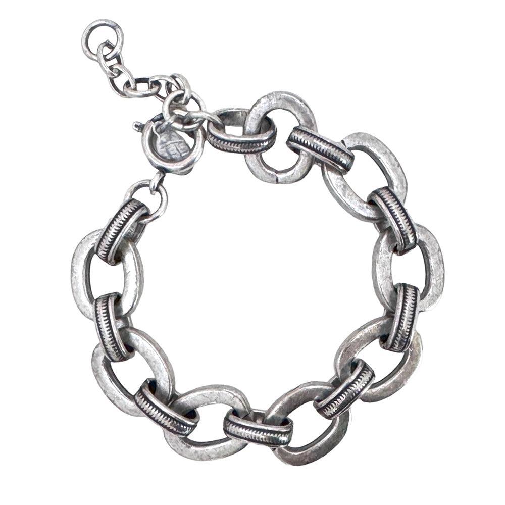 Silver Link Bracelet-La Vie Parisienne-Swag Designer Jewelry