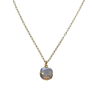 Solitaire Pendant in Grey-La Vie Parisienne-Swag Designer Jewelry