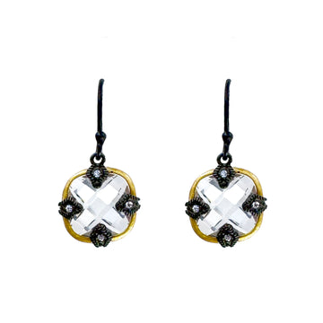Stone Drop Earrings-Bijou Amani-Swag Designer Jewelry