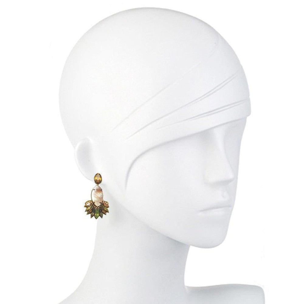 Tulum Drop Earrings-Suzanna Dai-Swag Designer Jewelry