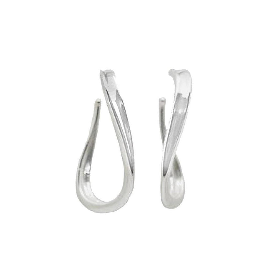 Twisted Oval Hoop-Simon Sebbag-Swag Designer Jewelry