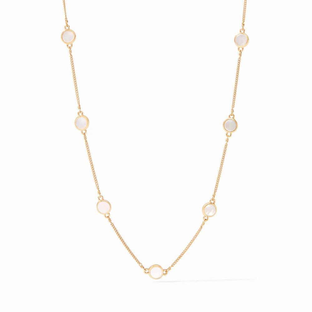 Valencia Delicate Station Necklace-Julie Vos-Swag Designer Jewelry