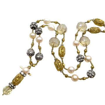 Vintage Beads and Pearls-Andrea Barnett-Swag Designer Jewelry
