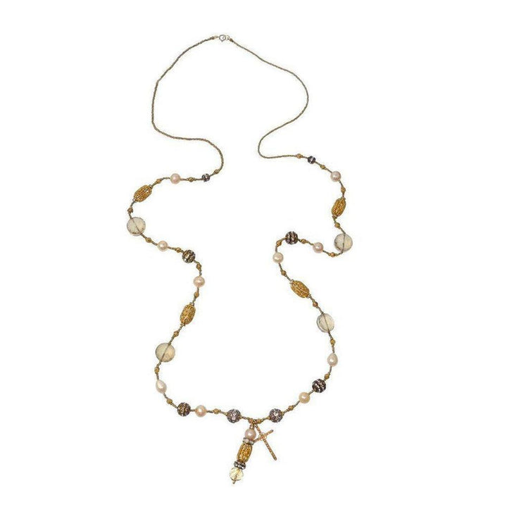Vintage Beads and Pearls-Andrea Barnett-Swag Designer Jewelry