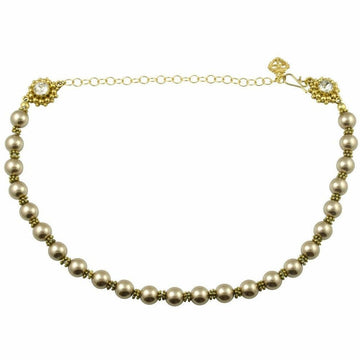 Vivienne Knotted Pearl Choker-Virgins Saints and Angels-Swag Designer Jewelry