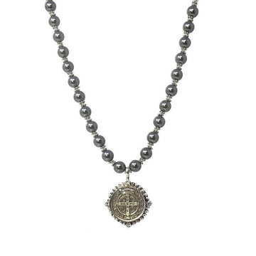 Vivienne San Benito Pearl Choker-Virgins Saints and Angels-Swag Designer Jewelry