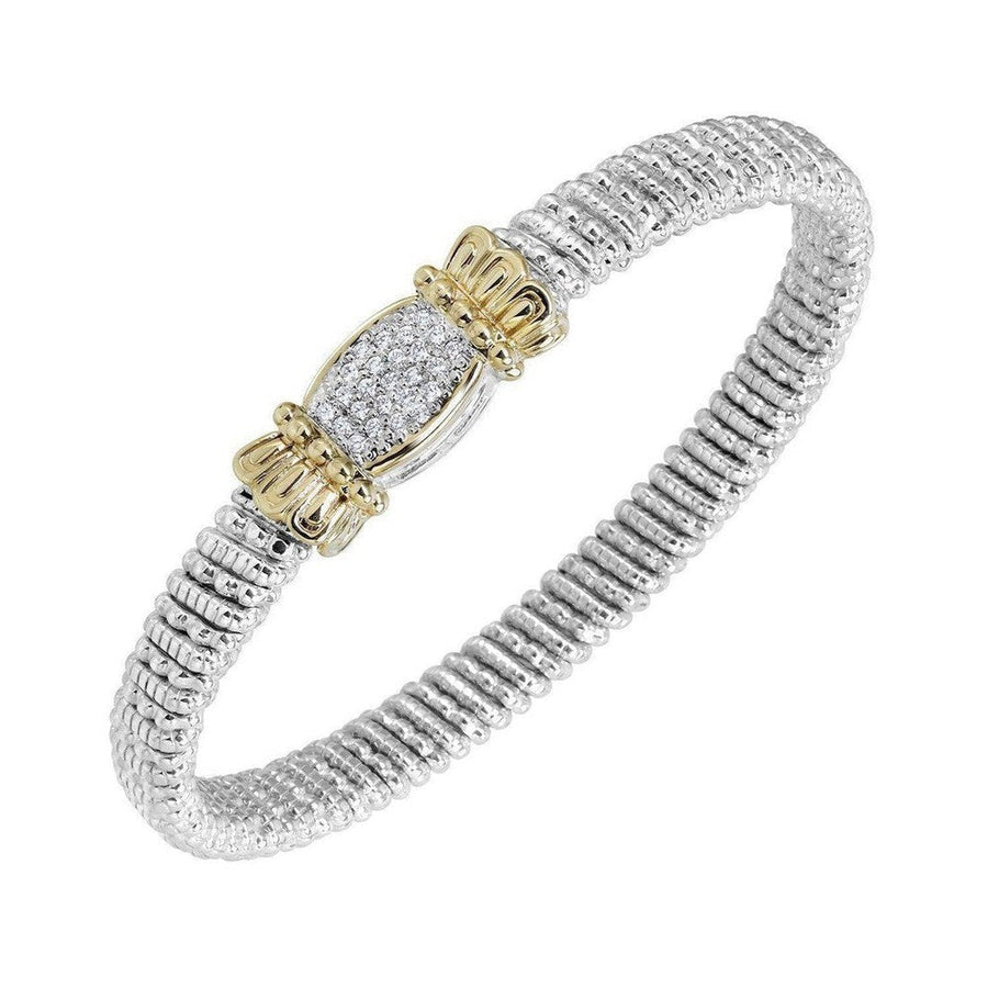 Bracelet with Oval Pave Medallion-Vahan-Swag Designer Jewelry