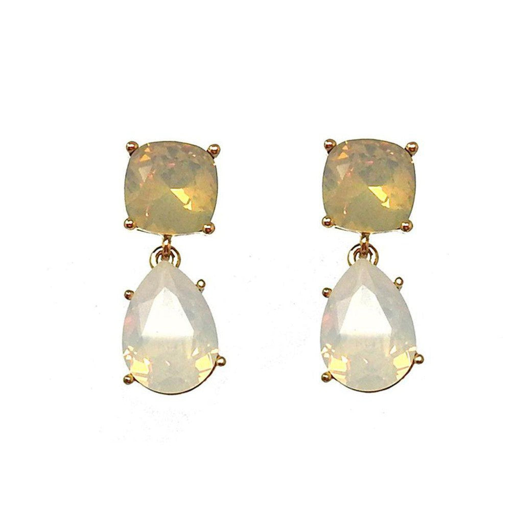 Crystal tier Drop Earrings-Swag Designer Jewelry-Swag Designer Jewelry