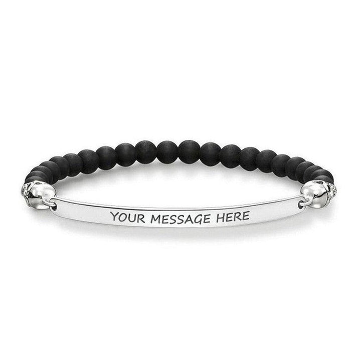 Engravable Id Bracelet with Skulls-Thomas Sabo-Swag Designer Jewelry