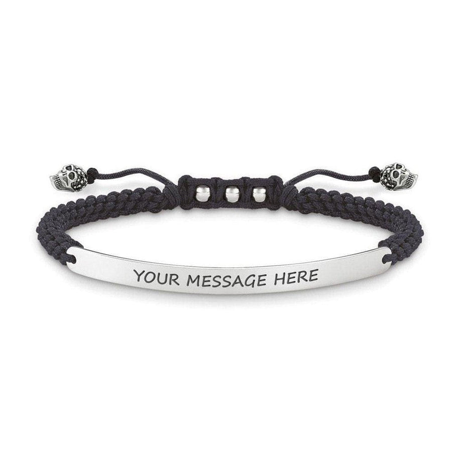 Engravable Macrame Bracelet-Thomas Sabo-Swag Designer Jewelry