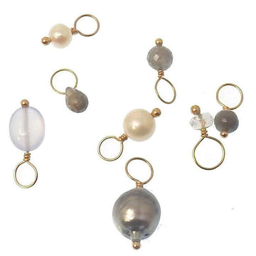 Gemstone Accents: Pearl & gemstone jewelry findings with gold-filled wire. Perfect for DIY jewelry making.
