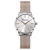 Thomas Sabo Glam Spirit watch with silver and rose gold Milanese mesh bracelet.
