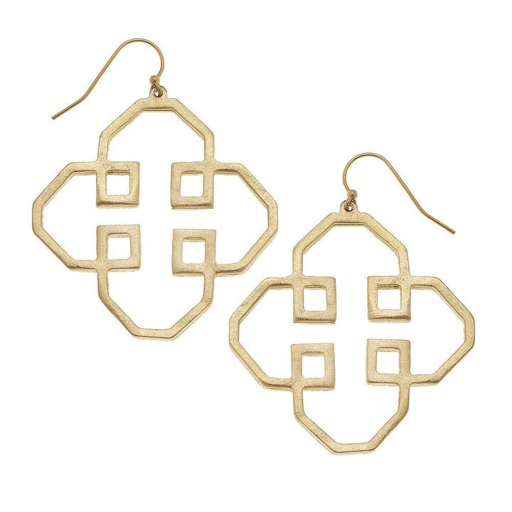 Large Clover Dangles-Susan Shaw-Swag Designer Jewelry