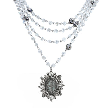 Magdalena Crystal AB-Virgins Saints and Angels-Swag Designer Jewelry