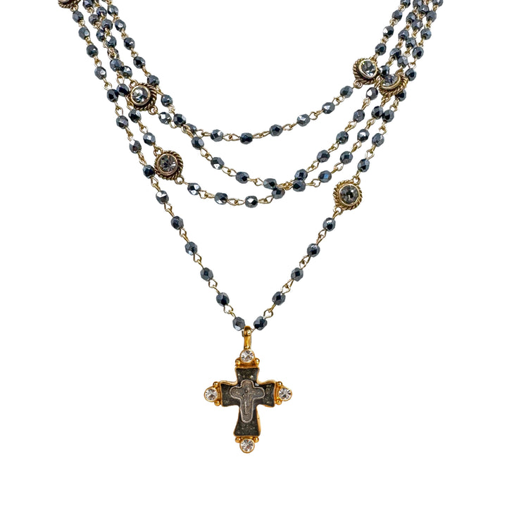 Magdalena in Hematite-Virgins Saints and Angels-Swag Designer Jewelry