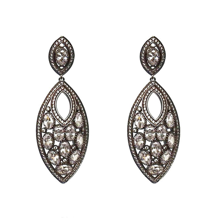 Oval Drop Earrings-Swag Designer Jewelry-Swag Designer Jewelry