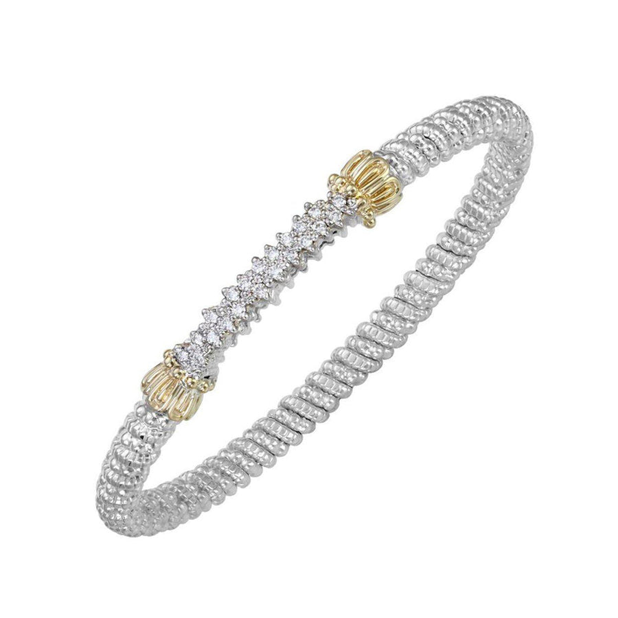 Pave Bar Bangle Bracelet-Vahan-Swag Designer Jewelry