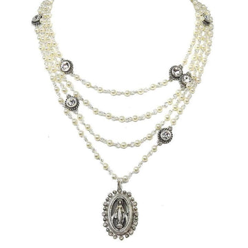 Pearl Magdalena, 4mm-Virgins Saints and Angels-Swag Designer Jewelry
