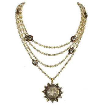 Pearl Magdalena, 4mm-Virgins Saints and Angels-Swag Designer Jewelry