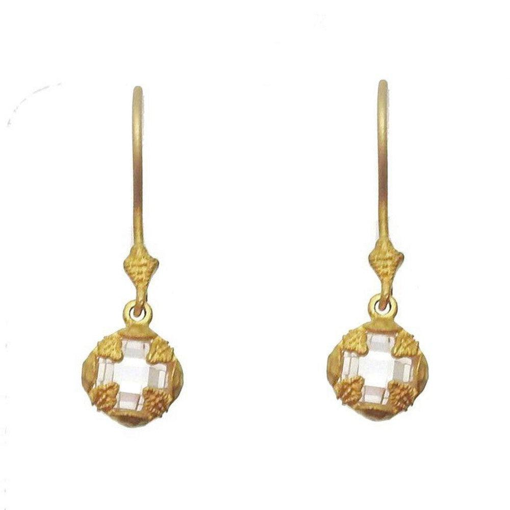 Stone Drop Earrings-Bijou Amani-Swag Designer Jewelry