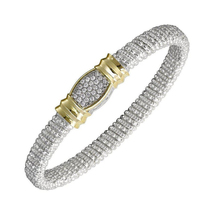 Two-Tone Pave Diamond Bracelet-Vahan-Swag Designer Jewelry