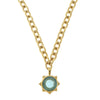 Venetian Glass Coin Intaglio Necklace-Susan Shaw-Swag Designer Jewelry
